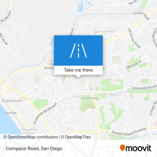 Mapa de Compass Road