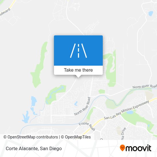 Mapa de Corte Alacante