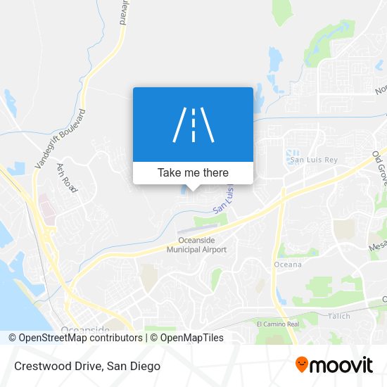 Mapa de Crestwood Drive