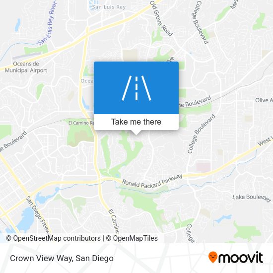 Mapa de Crown View Way