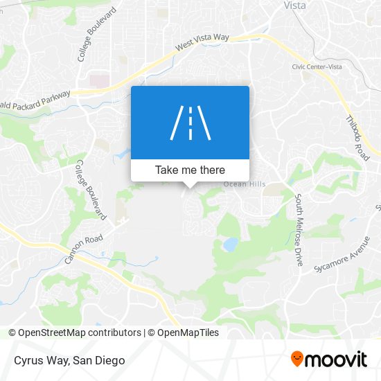 Mapa de Cyrus Way