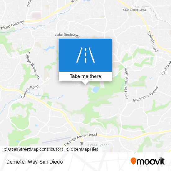 Mapa de Demeter Way