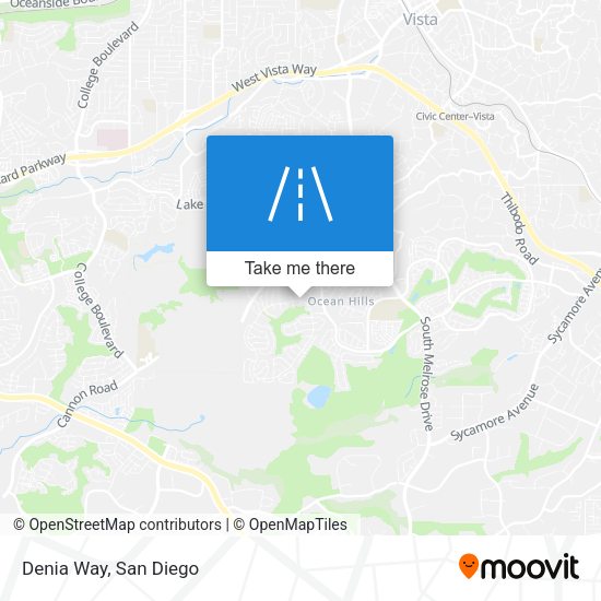 Mapa de Denia Way