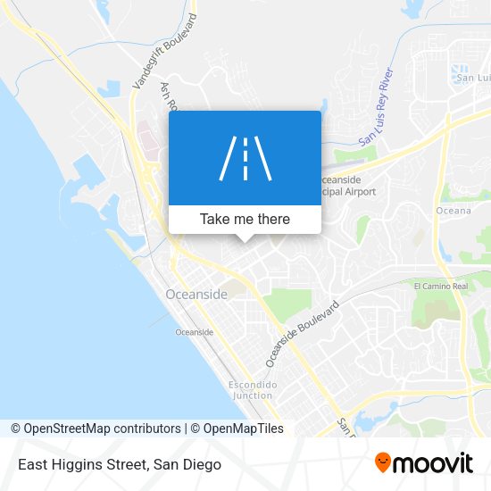 East Higgins Street map