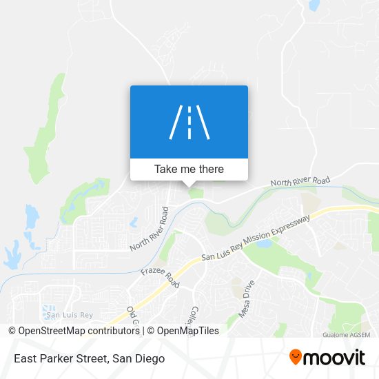 Mapa de East Parker Street