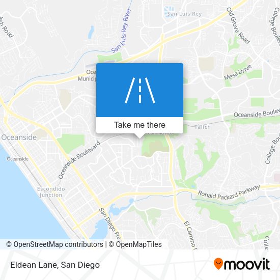 Mapa de Eldean Lane