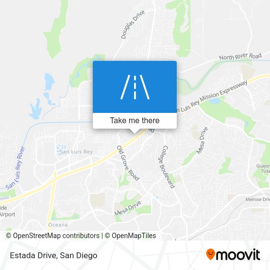 Mapa de Estada Drive