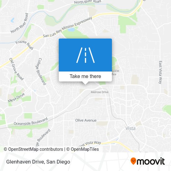 Mapa de Glenhaven Drive