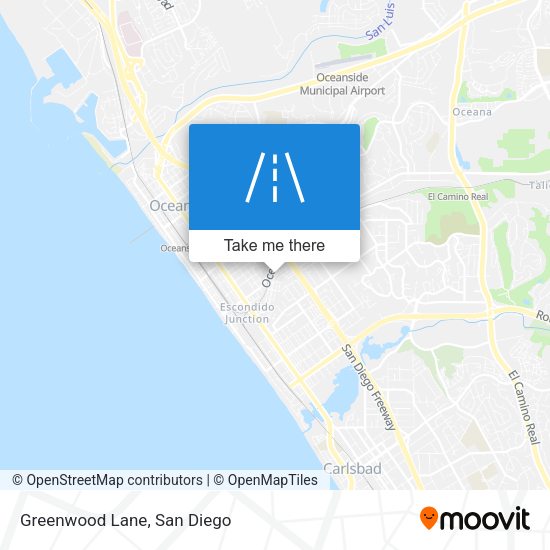 Mapa de Greenwood Lane