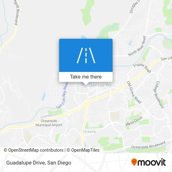 Guadalupe Drive map