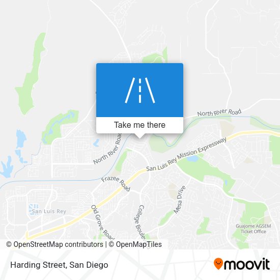 Mapa de Harding Street