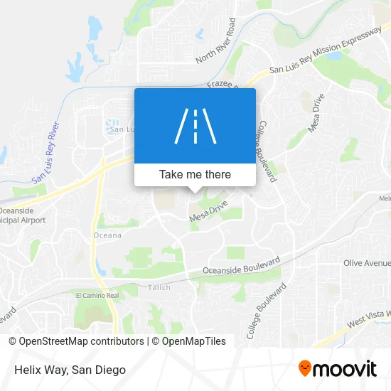 Helix Way map