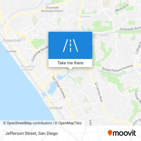 Mapa de Jefferson Street