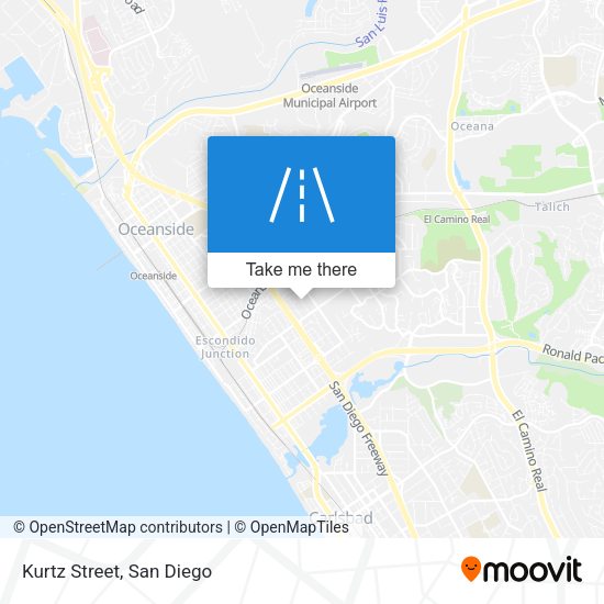 Mapa de Kurtz Street