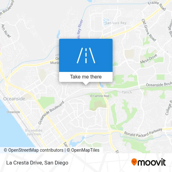 Mapa de La Cresta Drive