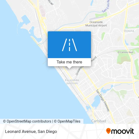 Leonard Avenue map