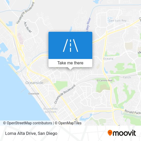 Mapa de Loma Alta Drive