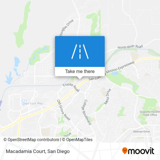 Mapa de Macadamia Court