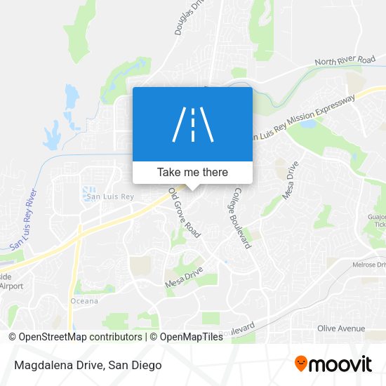 Mapa de Magdalena Drive