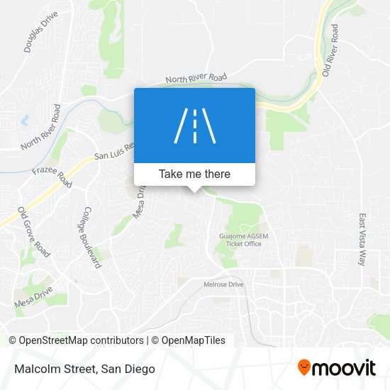 Mapa de Malcolm Street