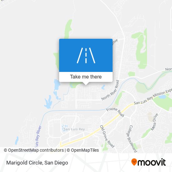 Marigold Circle map