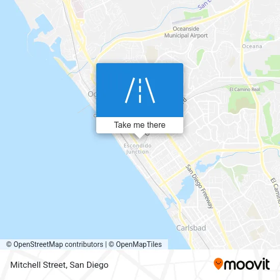 Mitchell Street map