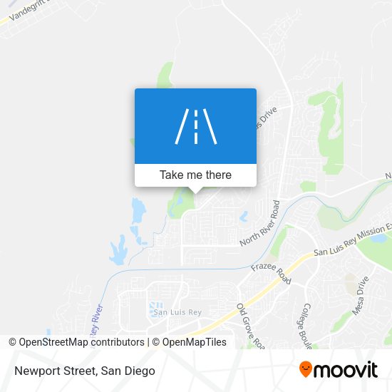 Newport Street map