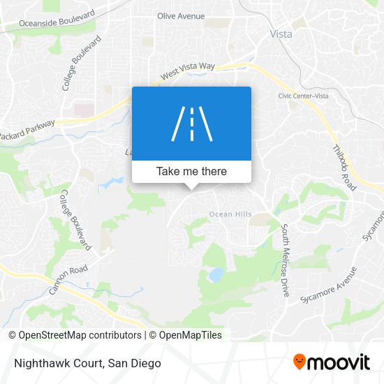 Mapa de Nighthawk Court