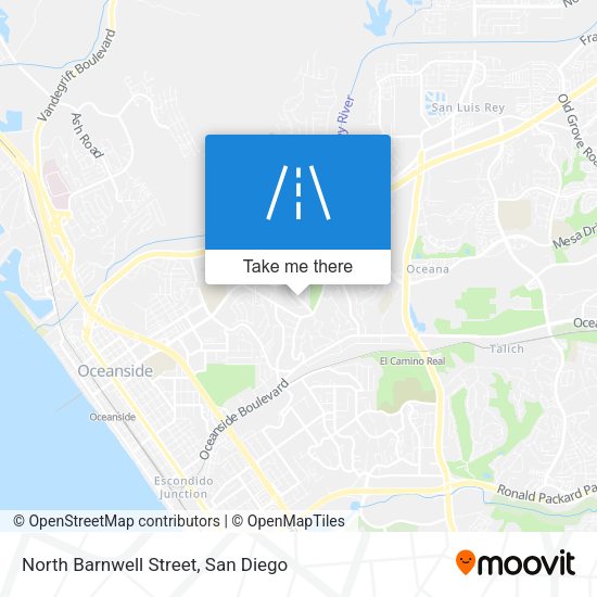 Mapa de North Barnwell Street