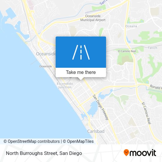 North Burroughs Street map