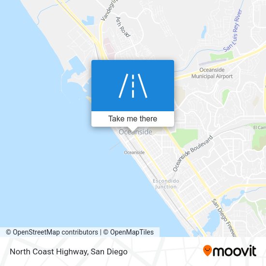 North Coast Highway map