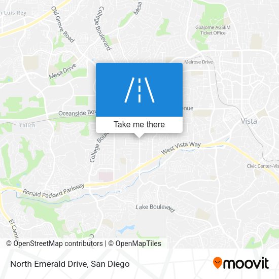Mapa de North Emerald Drive