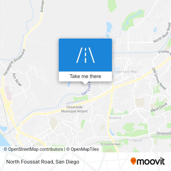 North Foussat Road map