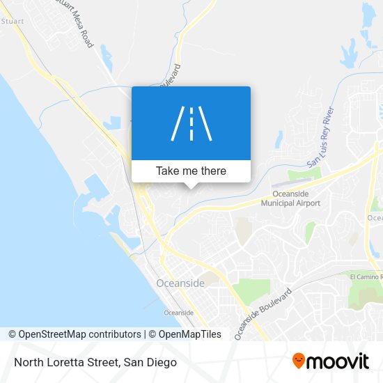 Mapa de North Loretta Street