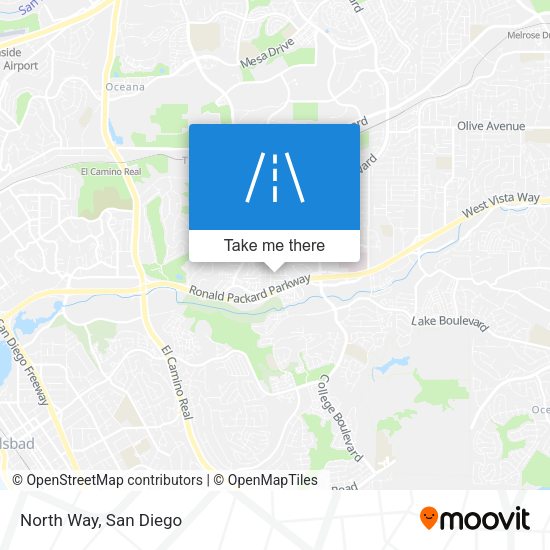 Mapa de North Way