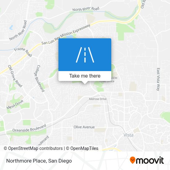 Mapa de Northmore Place