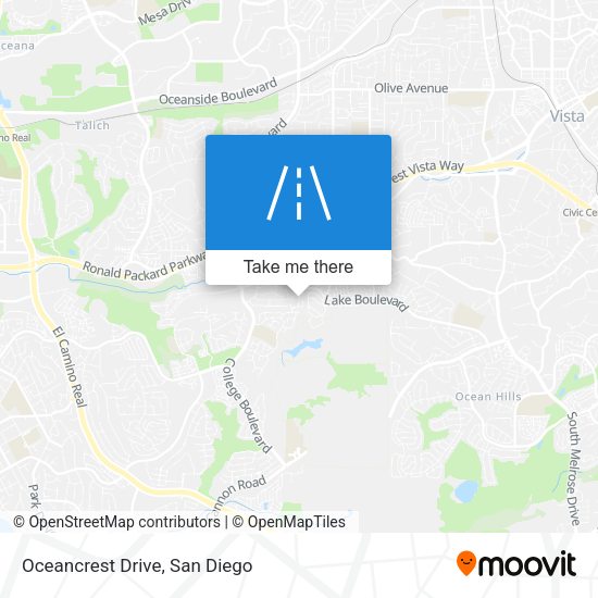 Mapa de Oceancrest Drive