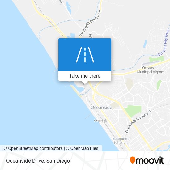 Oceanside Drive map