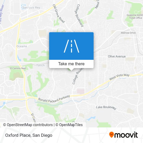 Mapa de Oxford Place