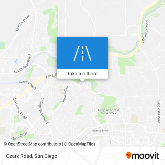 Mapa de Ozark Road