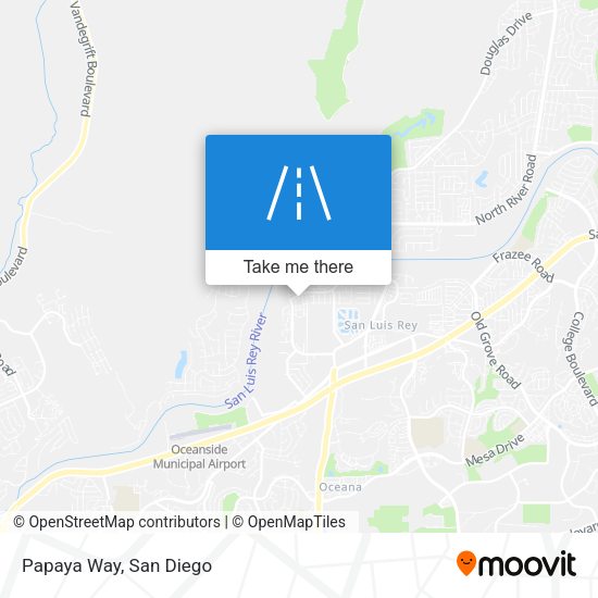 Mapa de Papaya Way