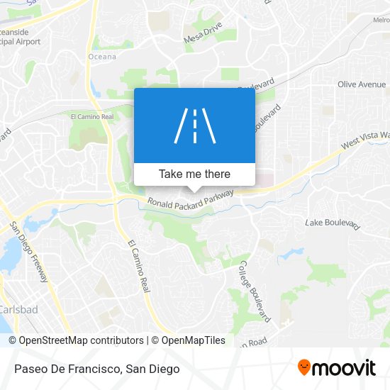 Paseo De Francisco map