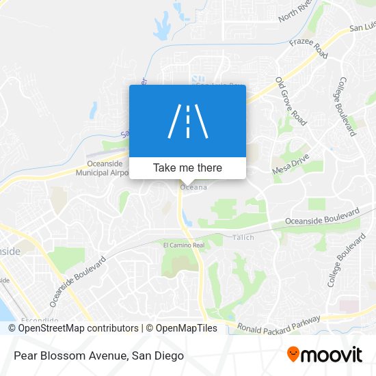 Mapa de Pear Blossom Avenue