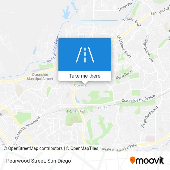 Mapa de Pearwood Street