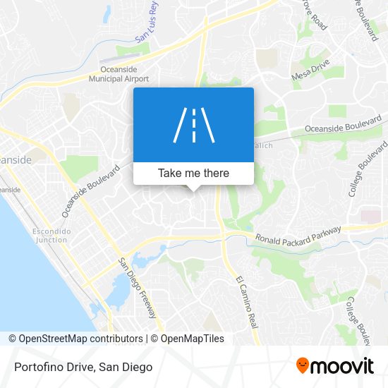 Mapa de Portofino Drive