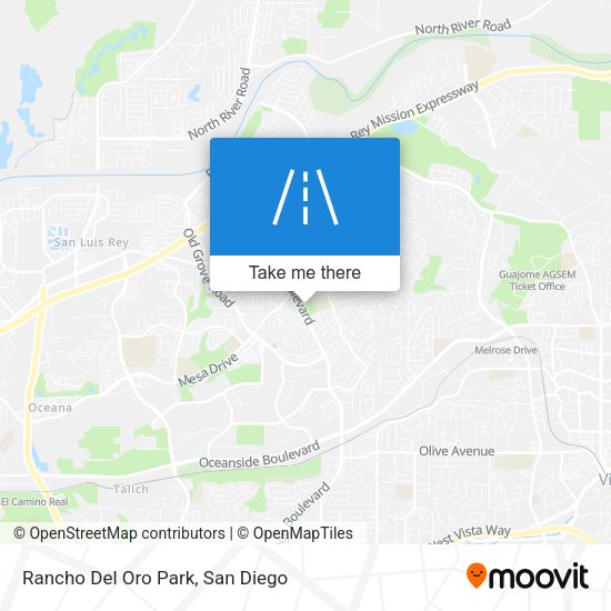 Mapa de Rancho Del Oro Park