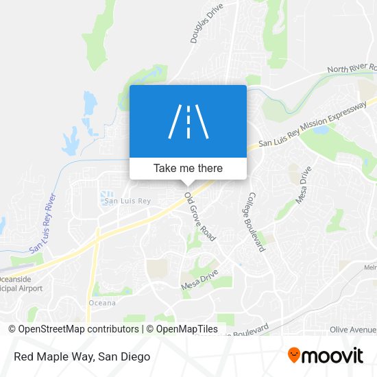 Mapa de Red Maple Way