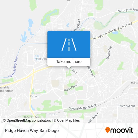 Mapa de Ridge Haven Way