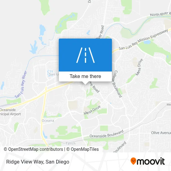 Mapa de Ridge View Way