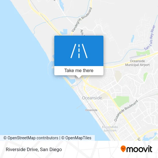 Mapa de Riverside Drive